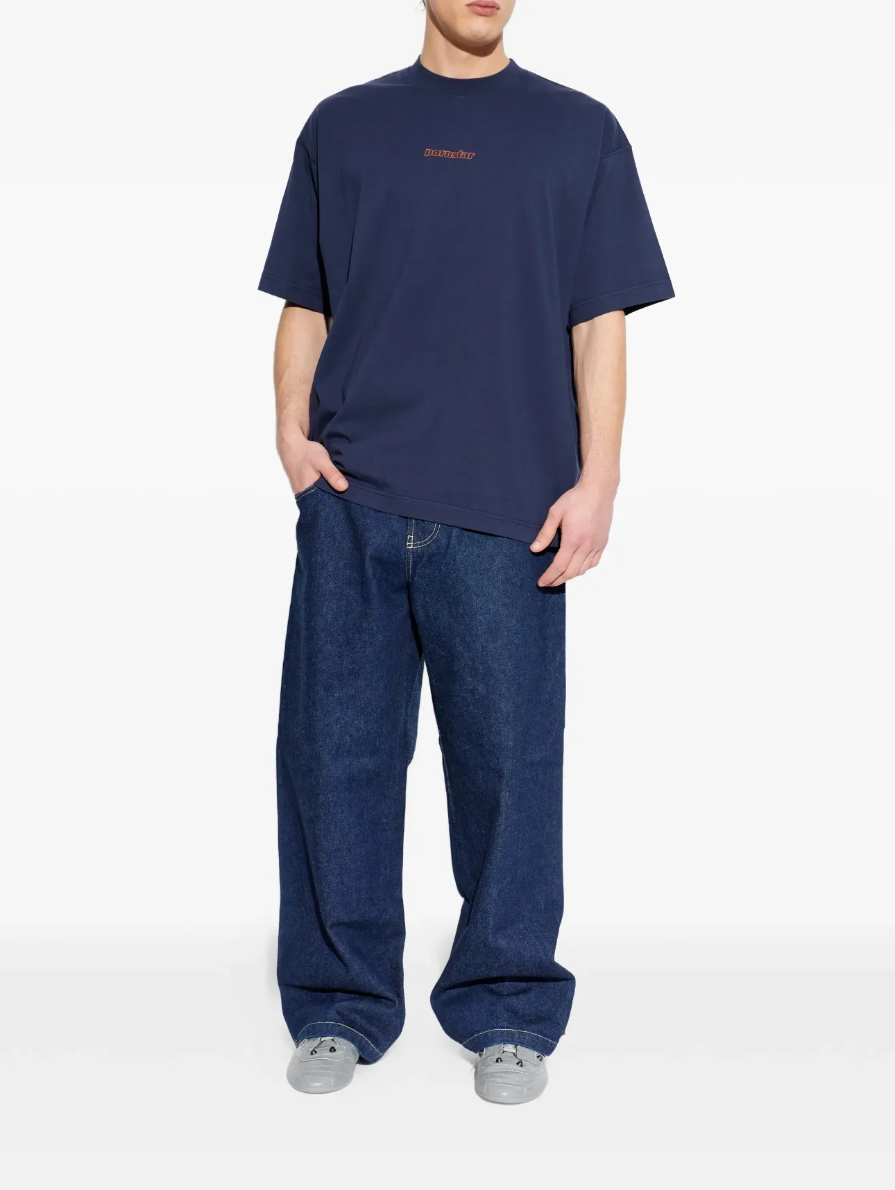 Oversized Logo-Print Cotton T-Shirt D14013139 — view 6