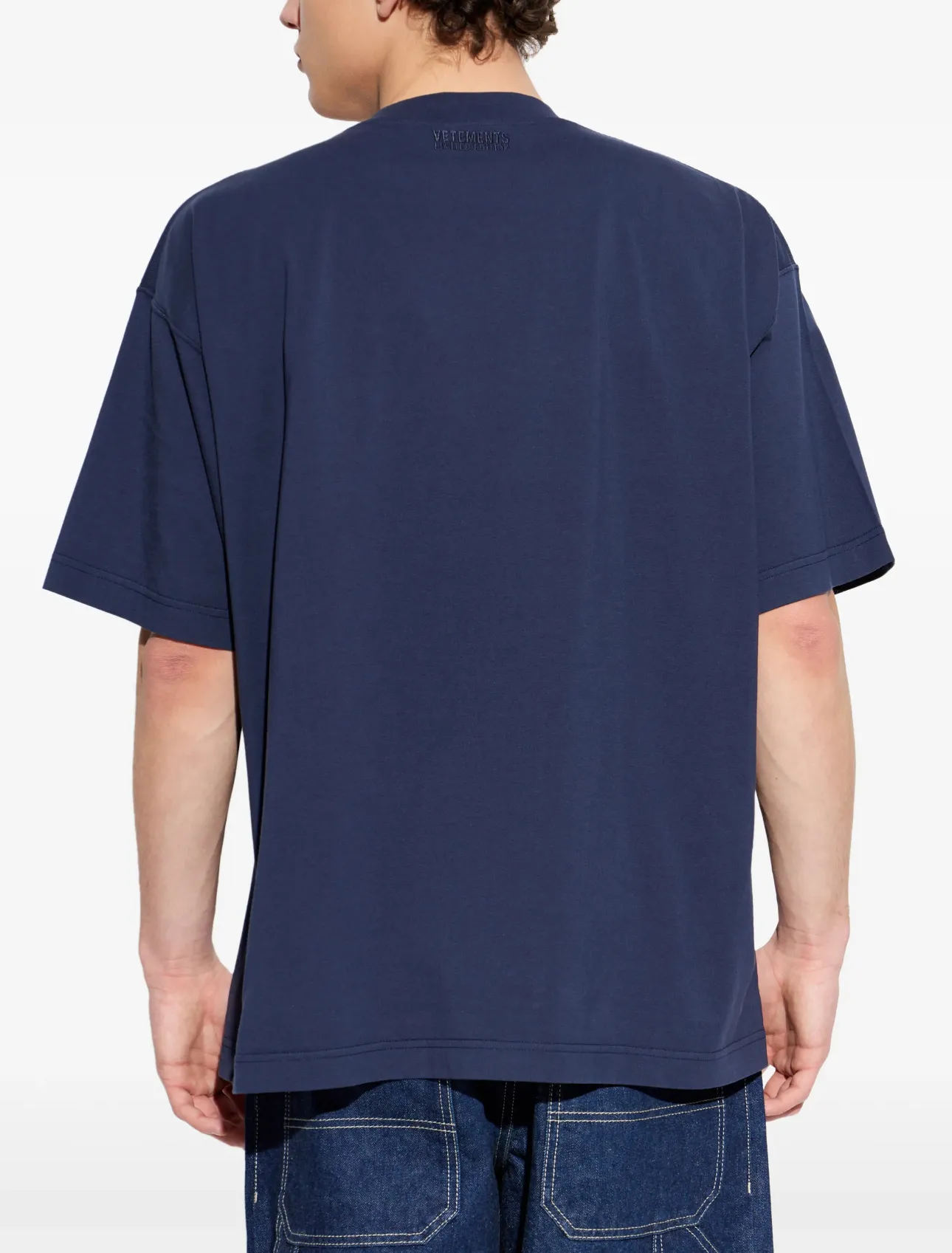 Oversized Logo-Print Cotton T-Shirt D14013139 — view 7