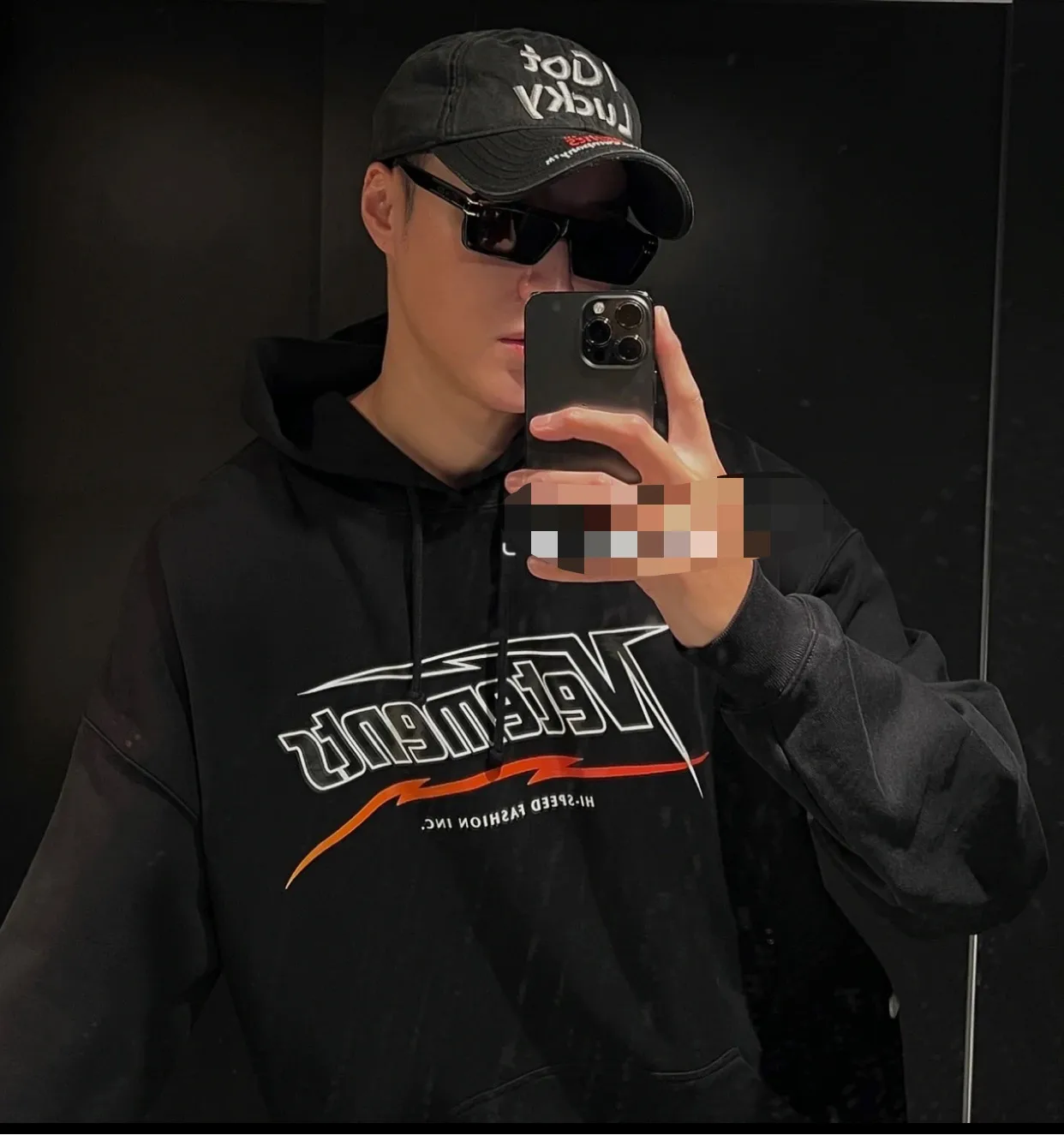 Hi-Speed Logo Print Cotton-Jersey Hoodie D21813181 — view 9