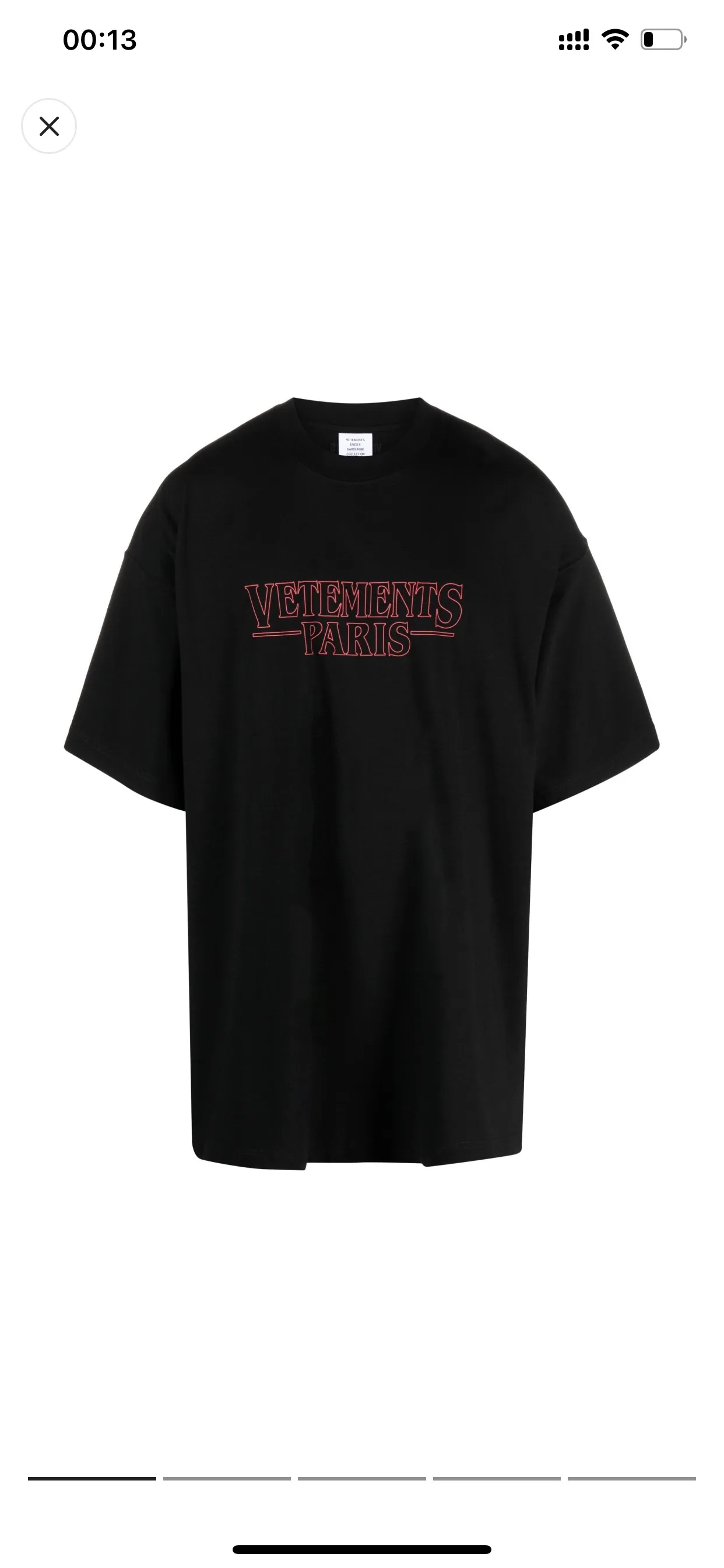 Logo-Print Oversized Cotton-Jersey T-Shirt D14013151 — view 3
