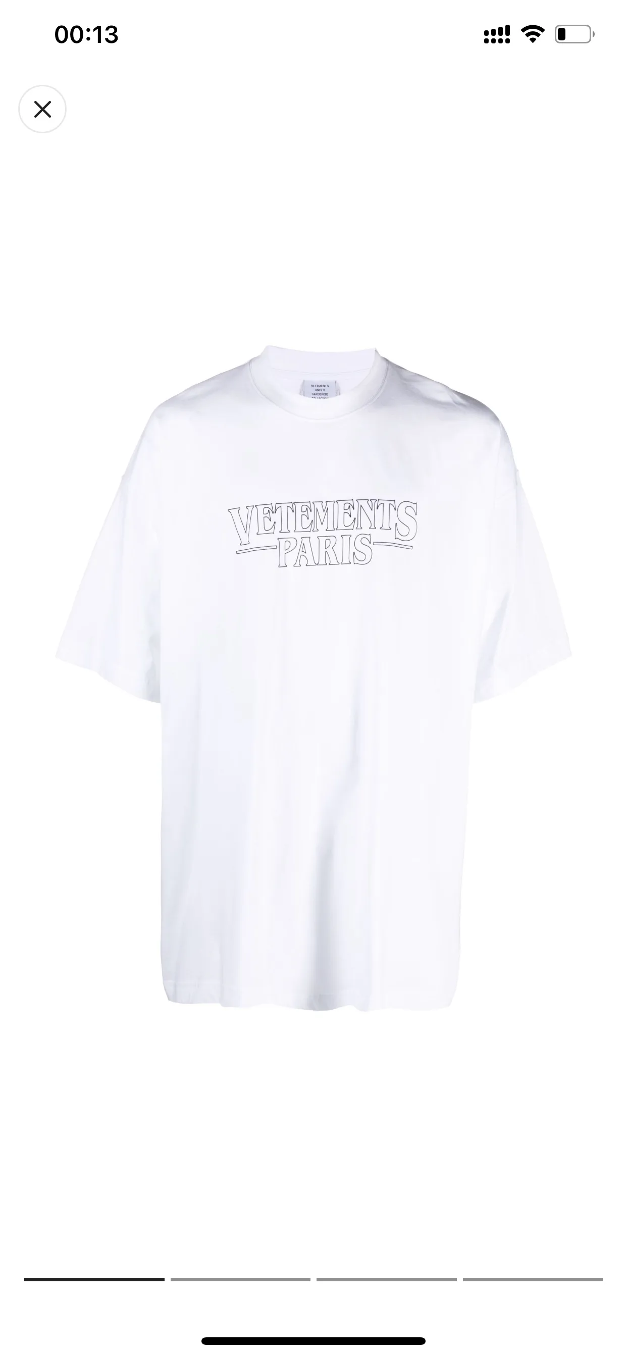 Logo-Print Oversized Cotton-Jersey T-Shirt D14013151 — view 4