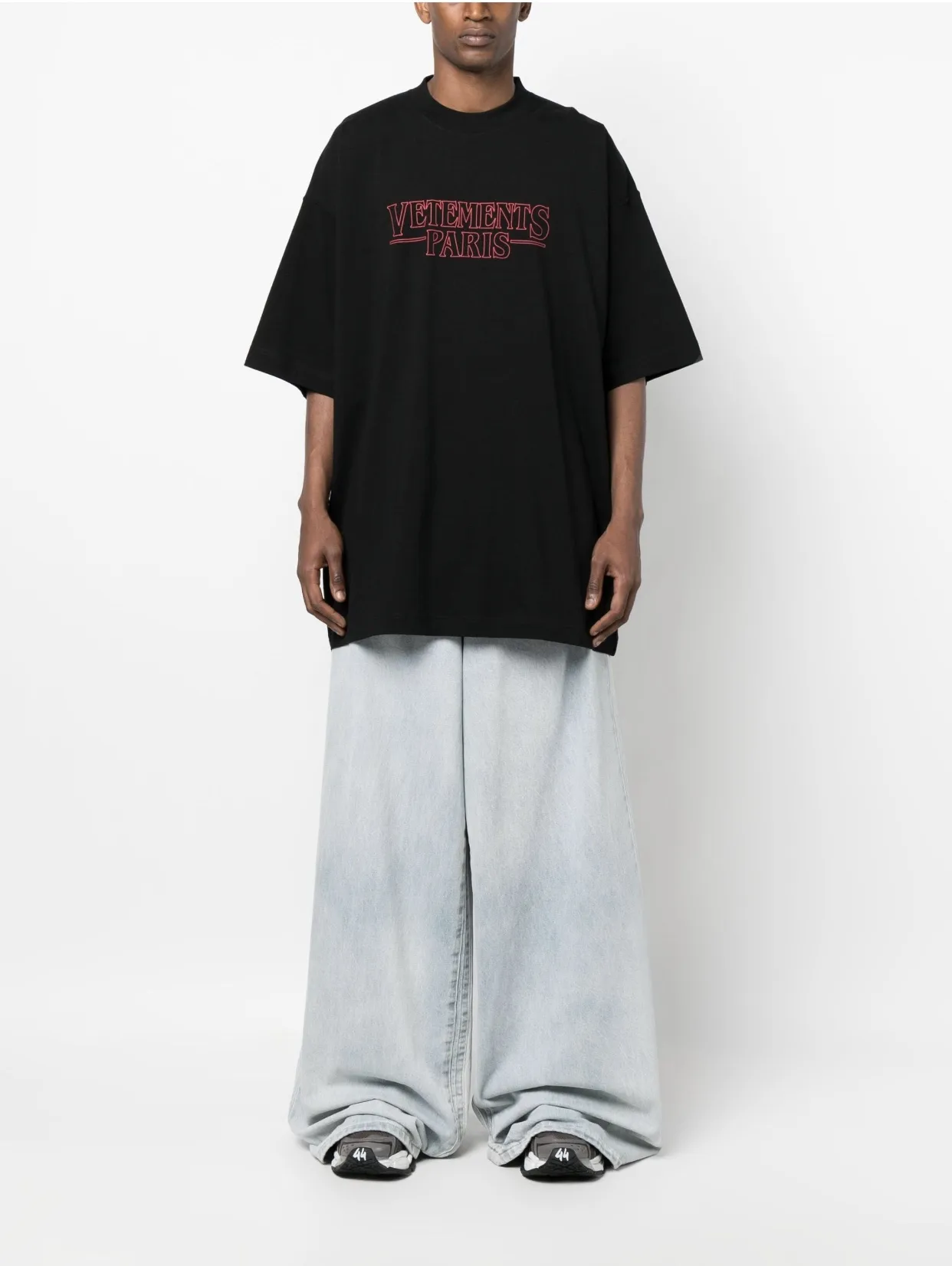 Logo-Print Oversized Cotton-Jersey T-Shirt D14013151 — view 6