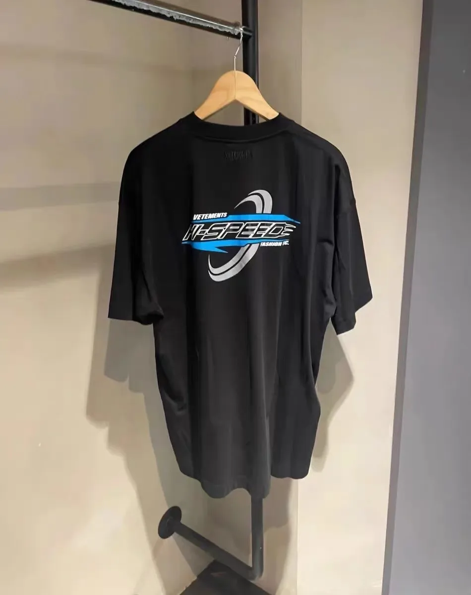Hi-Speed Logo Print Cotton T-Shirt D14013149 — view 2