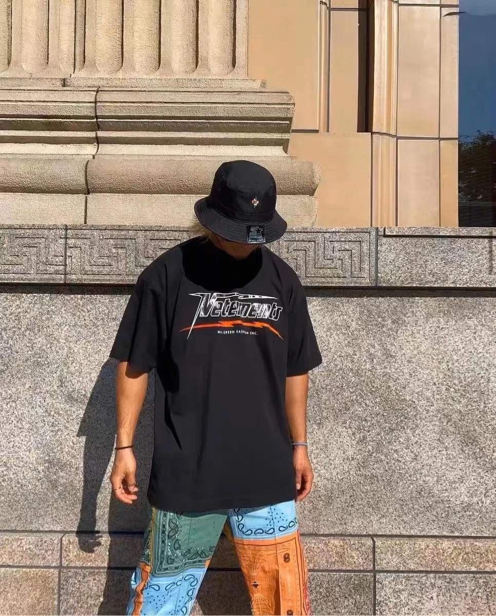 Hi-Speed Logo Print Cotton T-Shirt D14013149 — view 3