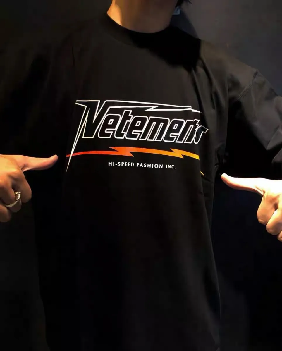 Hi-Speed Logo Print Cotton T-Shirt D14013149 — view 5