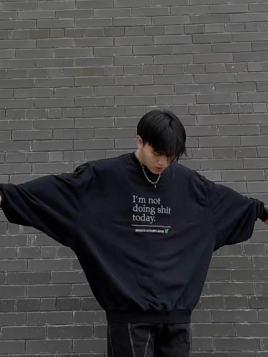 Logo-Embroidered Acid-Wash Sweatshirt D18813162 — view 7