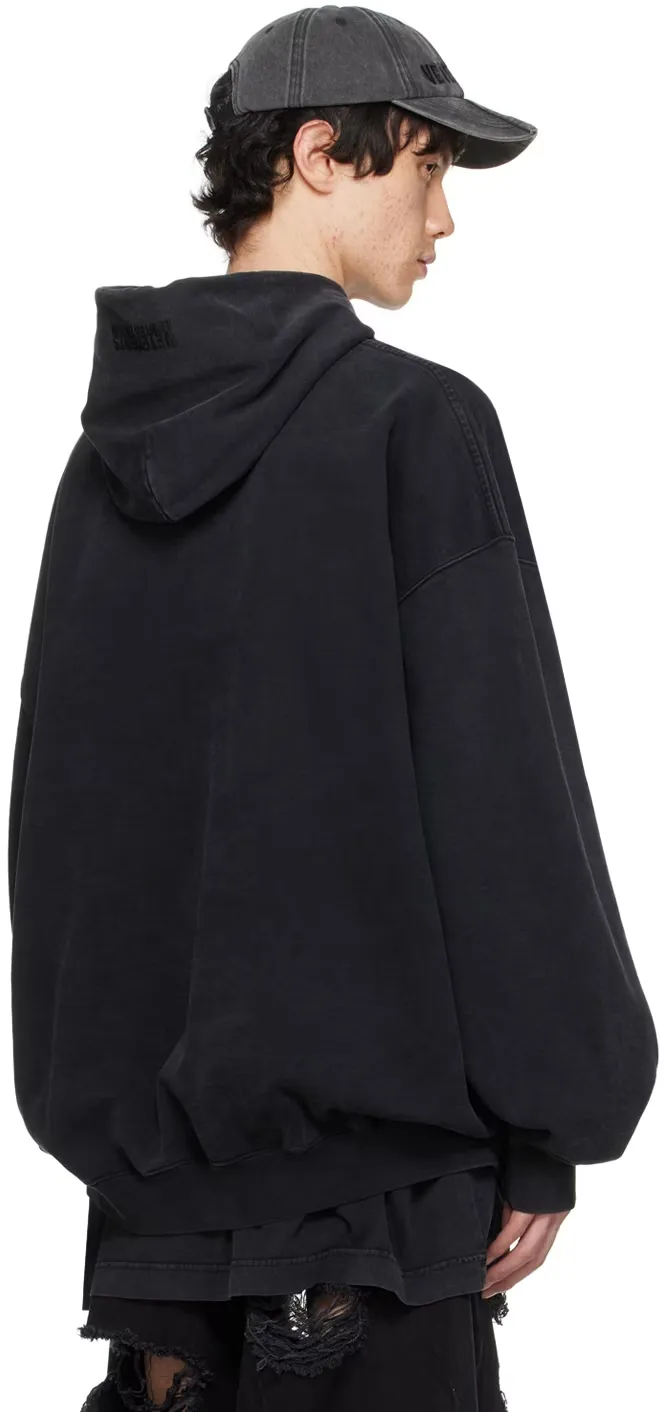 Washed Cotton Logo Print Hoodie D22513179 — view 5
