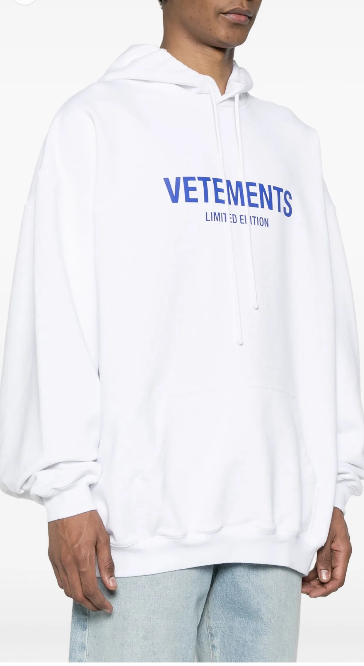 Logo Print Oversized Cotton-Blend Hoodie D21813177 — view 2
