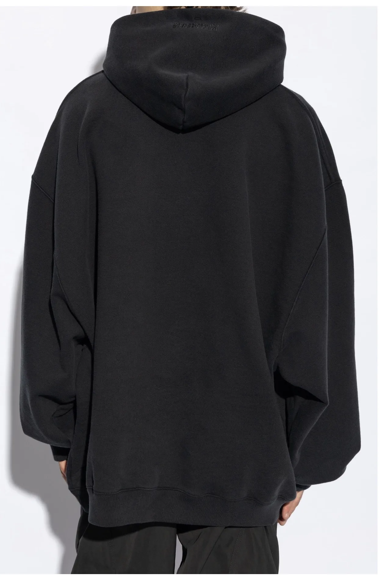 Logo Print Oversized Cotton-Blend Hoodie D21813177 — view 4