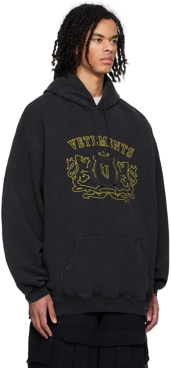 Logo-Embroidered Washed Cotton-Jersey Hoodie D22513176 — view 2
