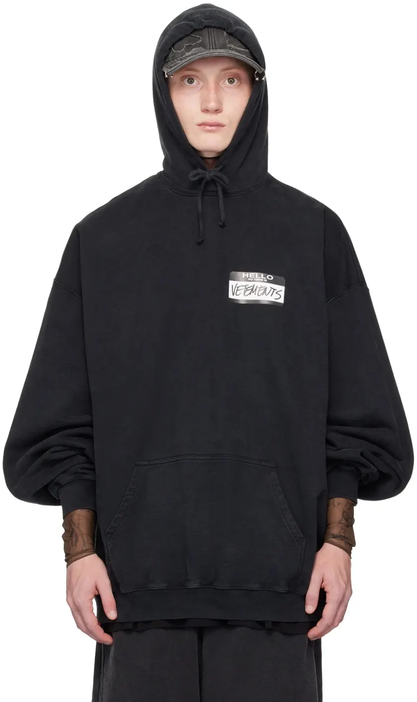 Logo-Print Washed Cotton-Jersey Hoodie D22513172