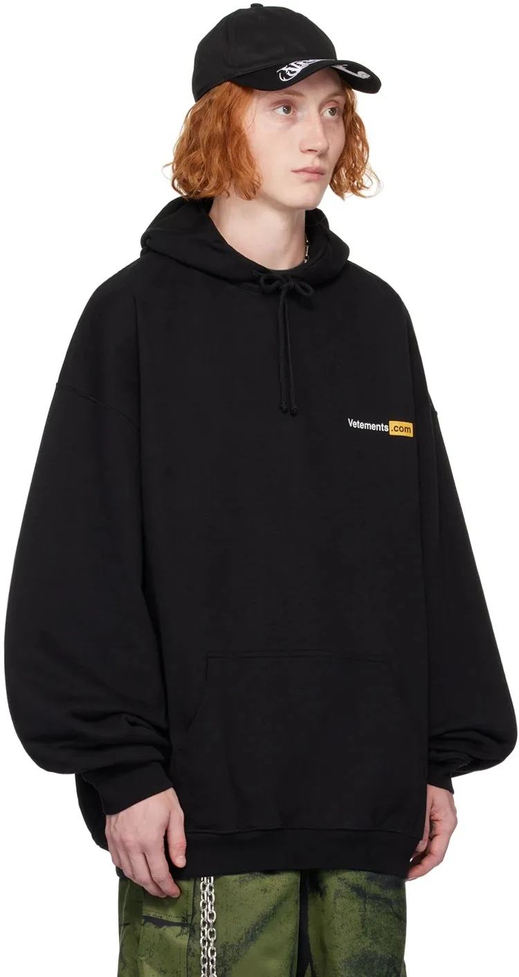 Logo-Print Oversized Cotton-Blend Hoodie D22513167 — view 2
