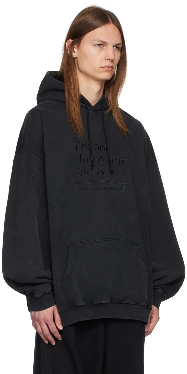 Logo-Embroidered Washed Cotton-Jersey Hoodie D22513166 — view 2