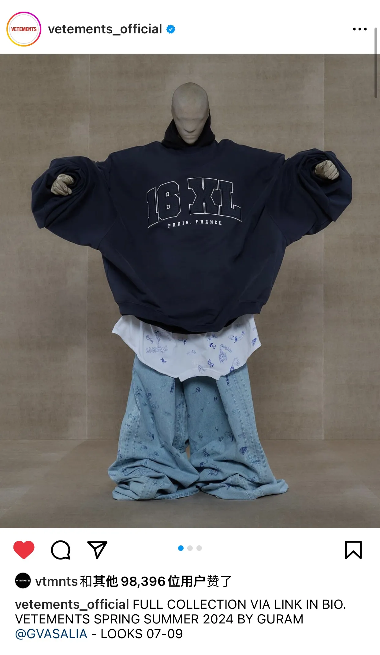 16XL Embroidered Oversized Sweatshirt D26013161