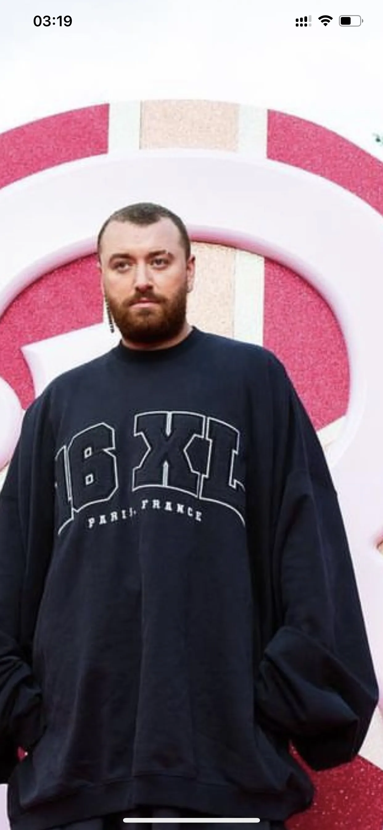 16XL Embroidered Oversized Sweatshirt D26013161 — view 5