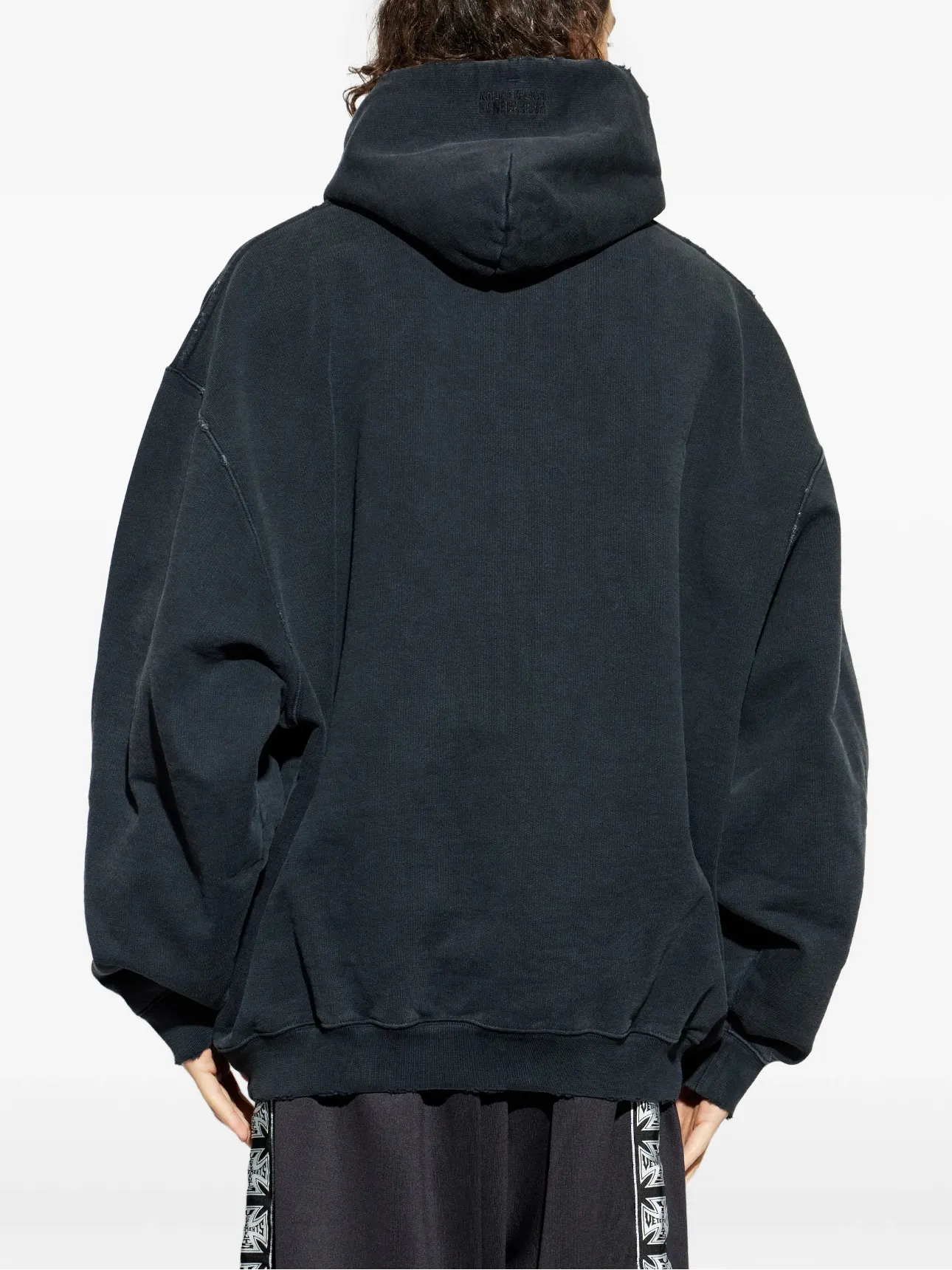 Washed Graphic Print Oversized Hoodie D23013136 — view 3