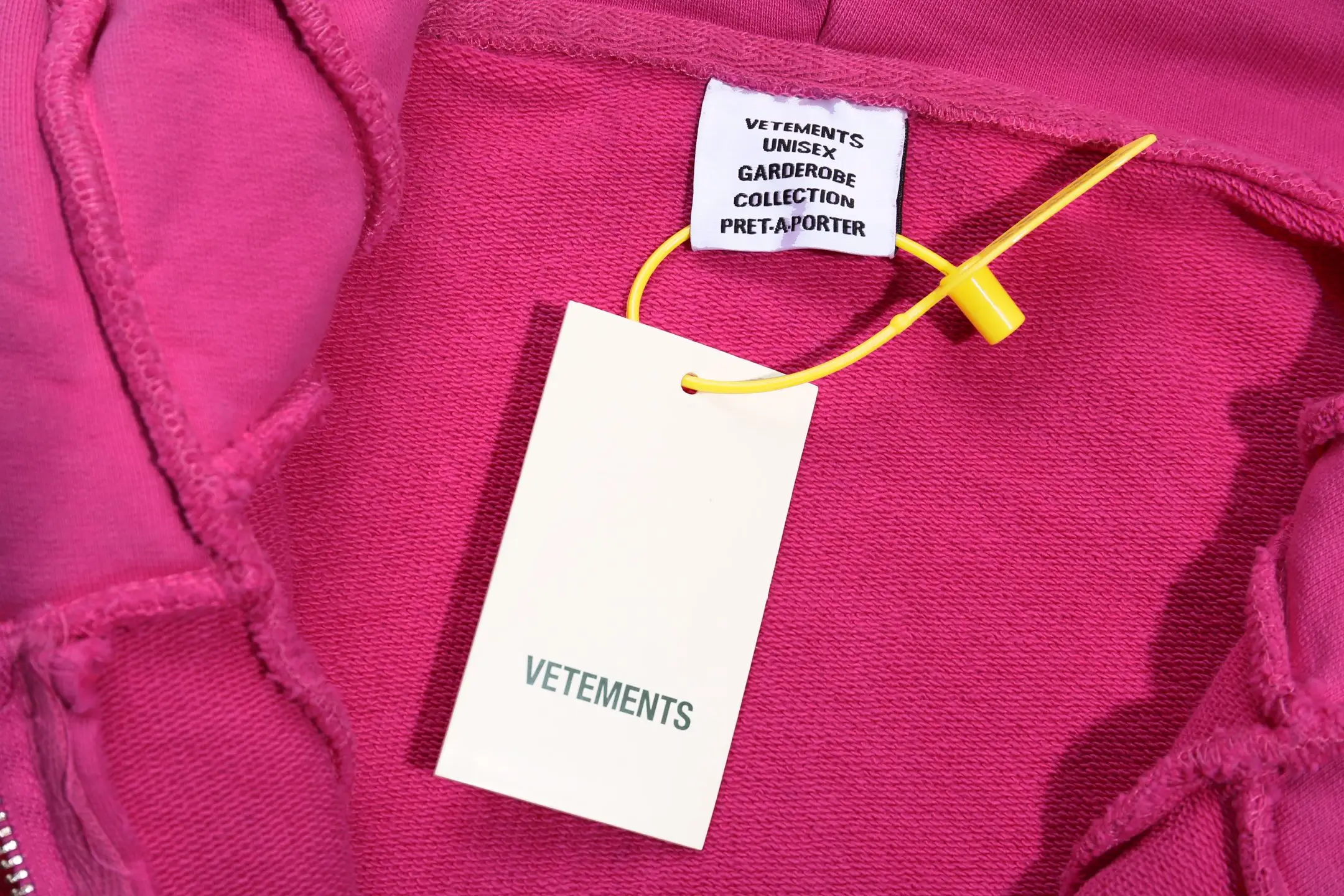 Panelled Washed Cotton Zip-Up Hoodie D36013156 — view 23