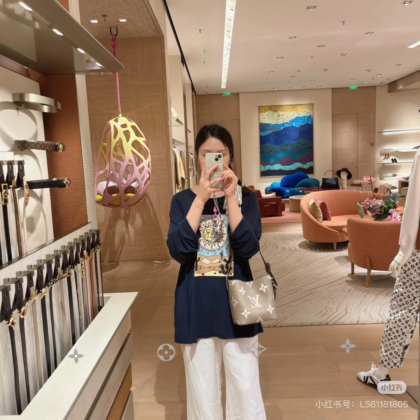 Monogram Empreinte Leather Bucket Bag D33018220 — view 5