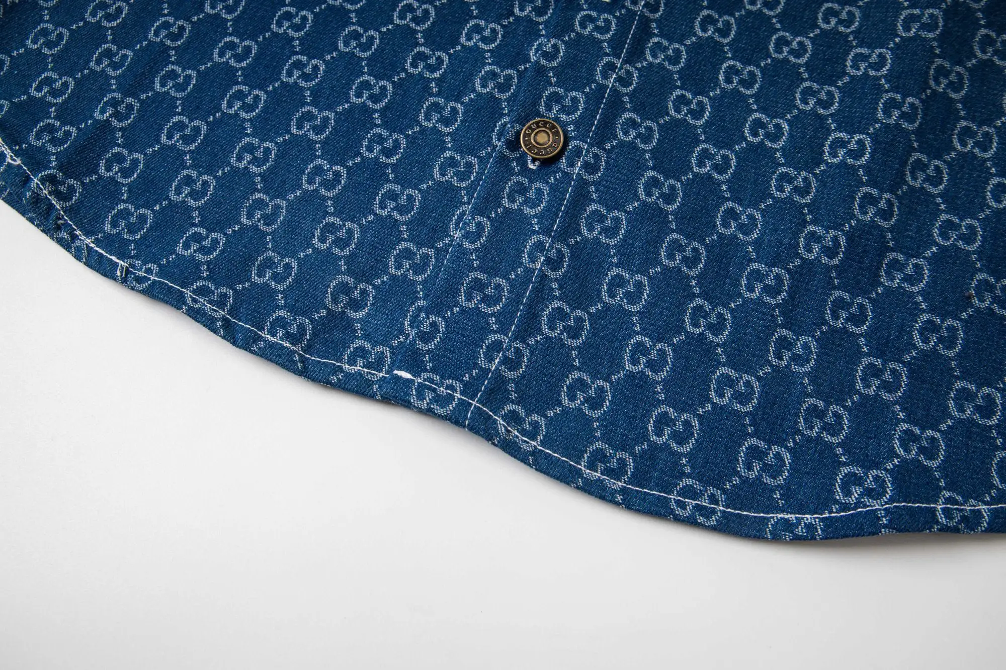 GG Monogram Jacquard Denim Shirt D15523012 — view 6