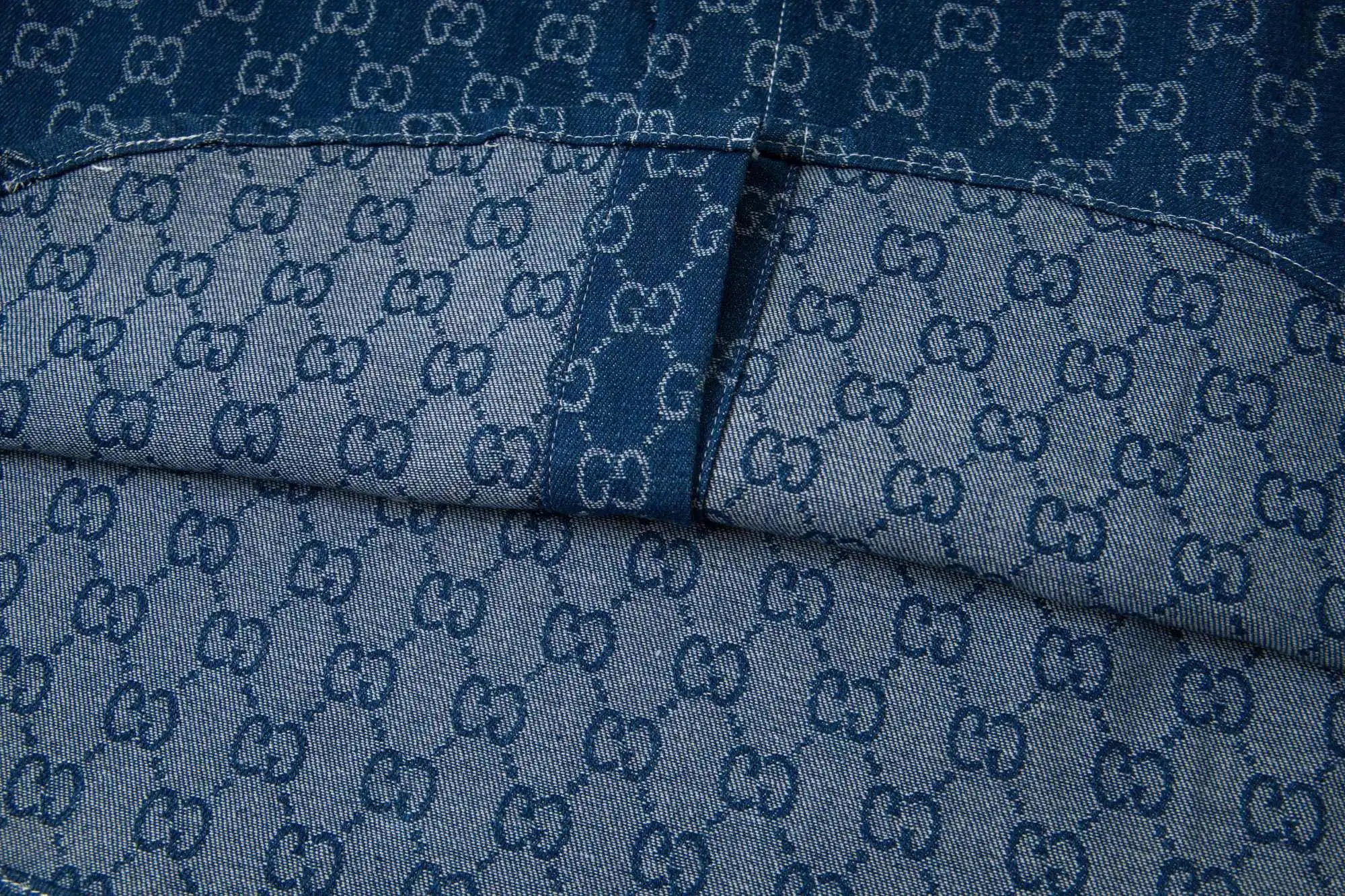 GG Monogram Jacquard Denim Shirt D15523012 — view 7