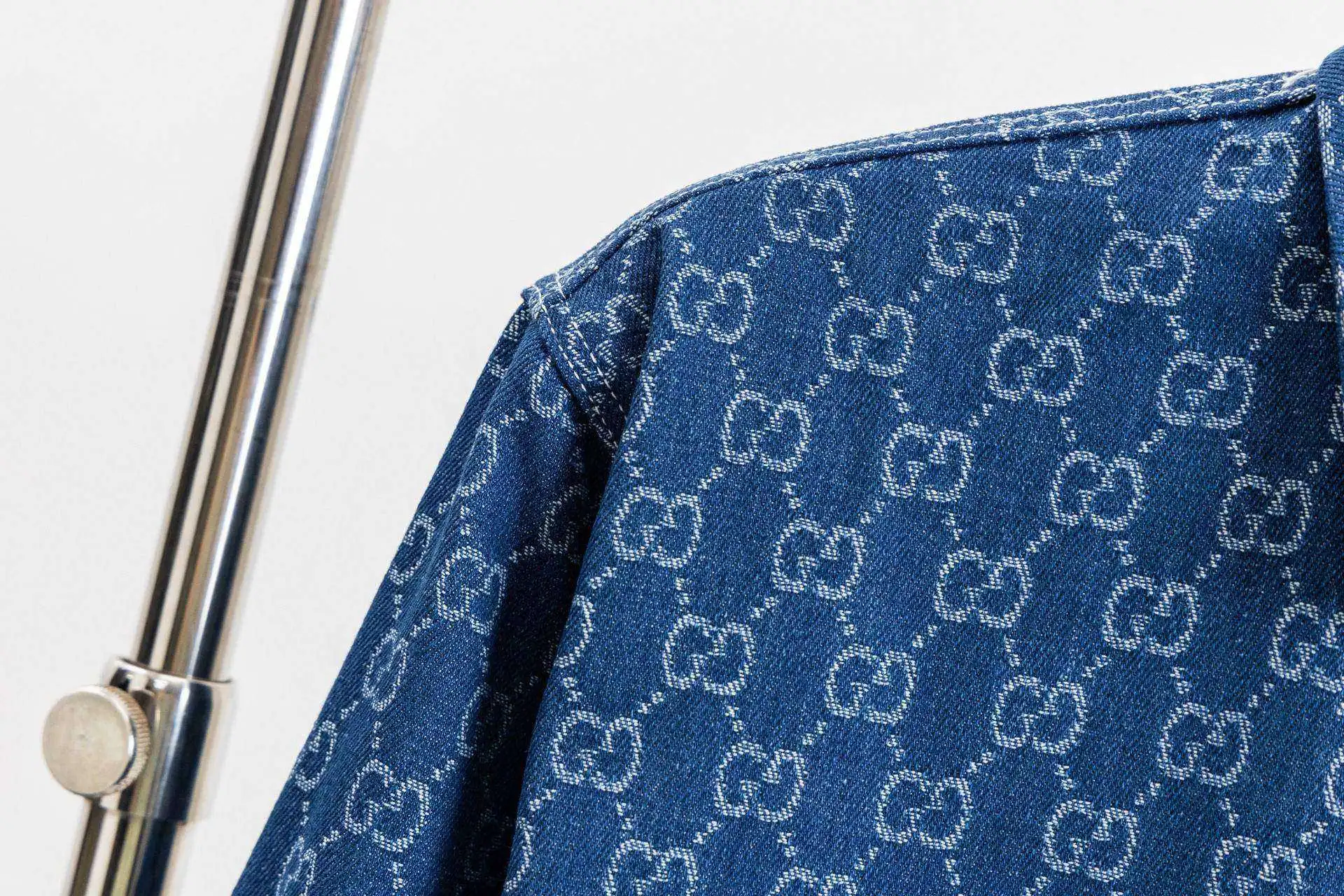 GG Monogram Jacquard Denim Shirt D15523011 — view 5
