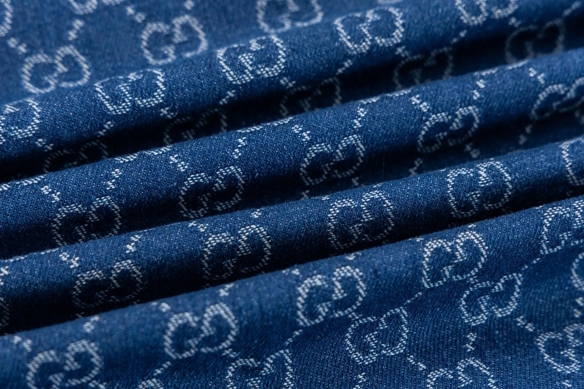 GG Monogram Jacquard Denim Shirt D15523011 — view 14