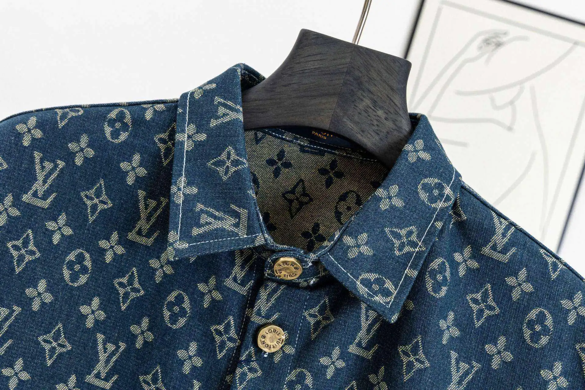 Monogram Jacquard Denim Shirt D15523005 — view 3