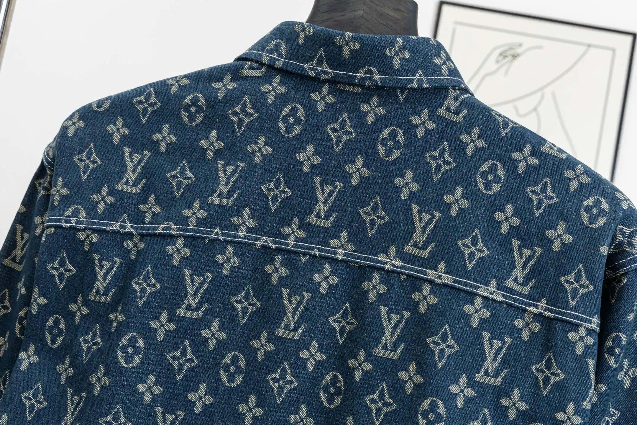 Monogram Jacquard Denim Shirt D15523005 — view 4