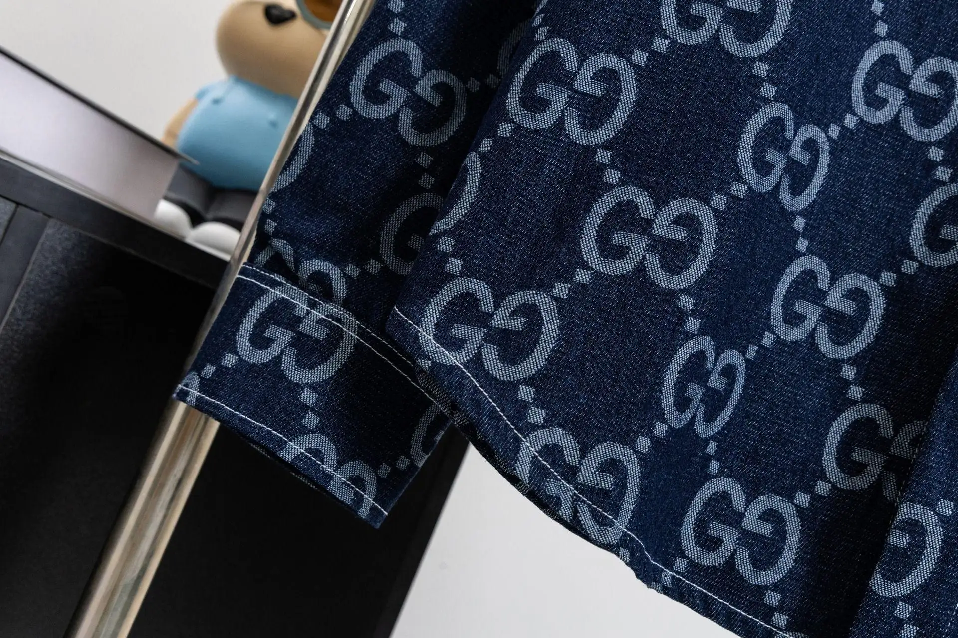 Monogram Jacquard Denim Shirt D15523008 — view 7