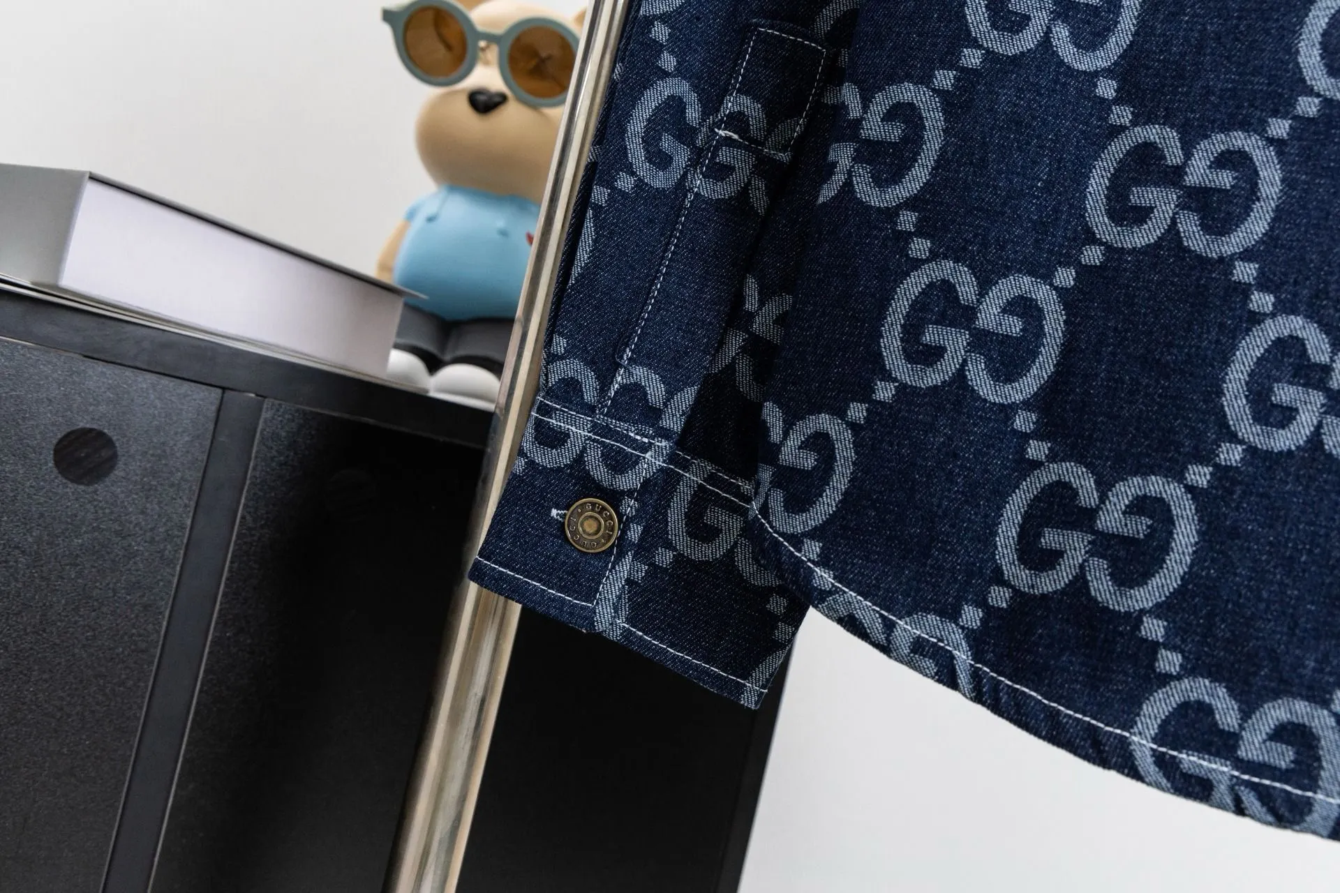 Monogram Jacquard Denim Shirt D15523008 — view 9