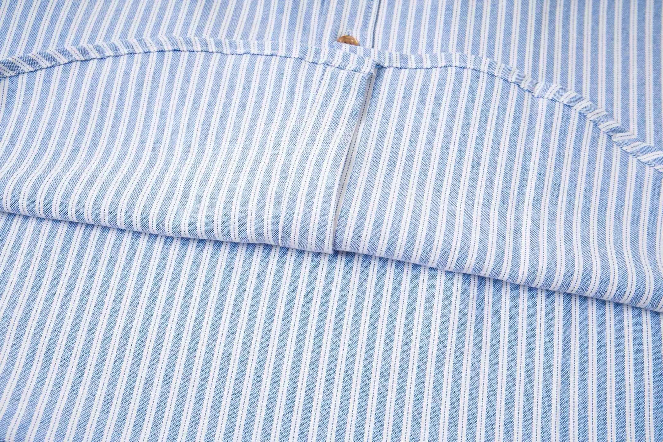 Logo-Embroidered Striped Cotton Shirt D15523023 — view 9