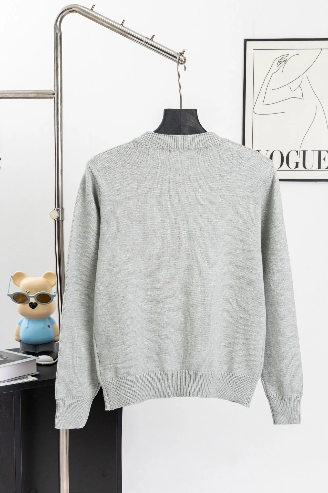 Fox Jacquard Crew-Neck Knit Sweater D16521539 — view 2