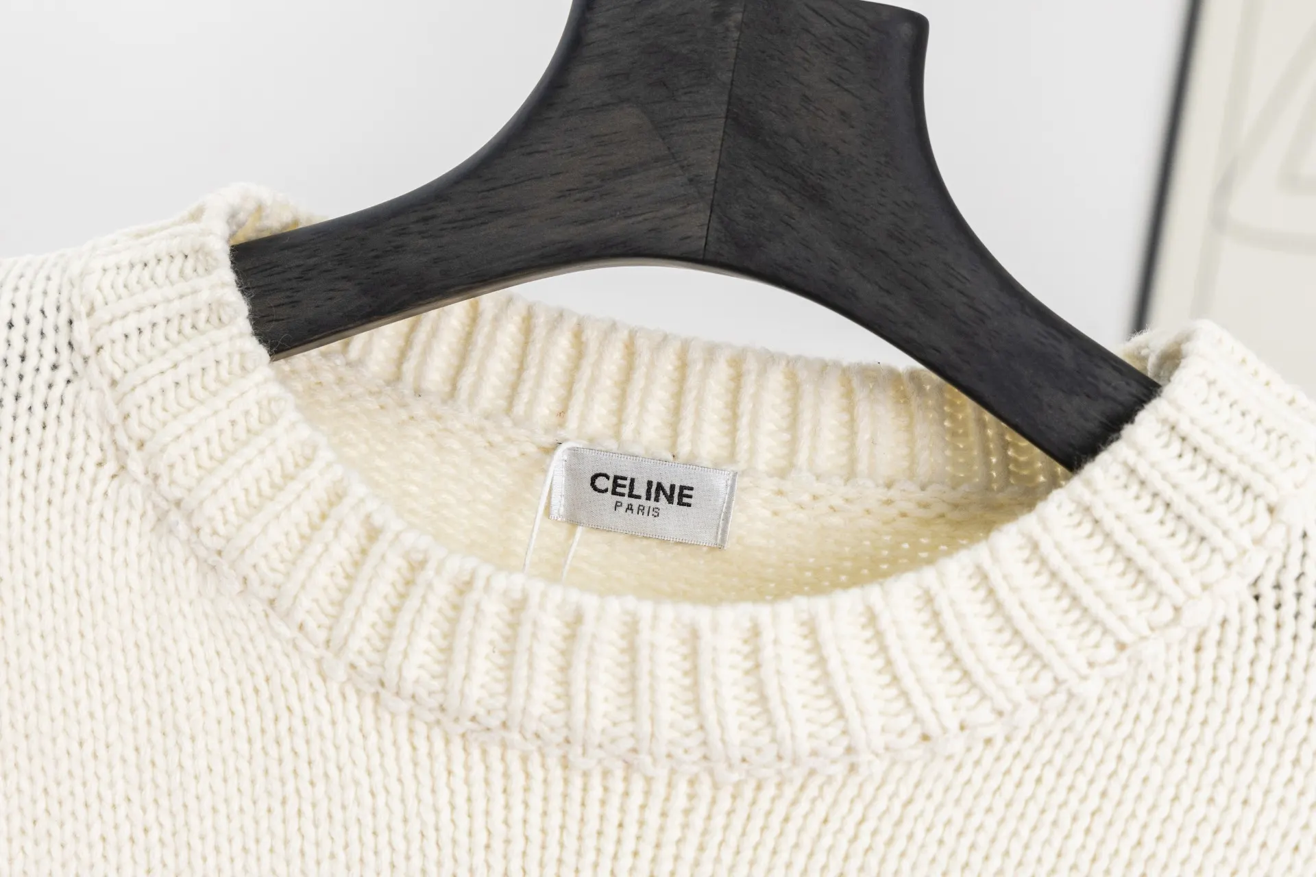 Triomphe Intarsia Knit Crew-Neck Sweater D17021537 — view 3