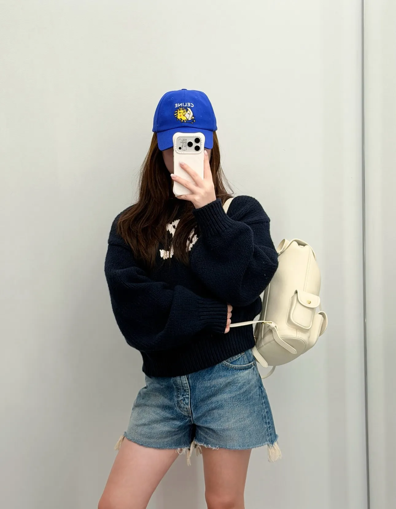 Triomphe Logo Cropped Knit Sweater D17021534 — view 2