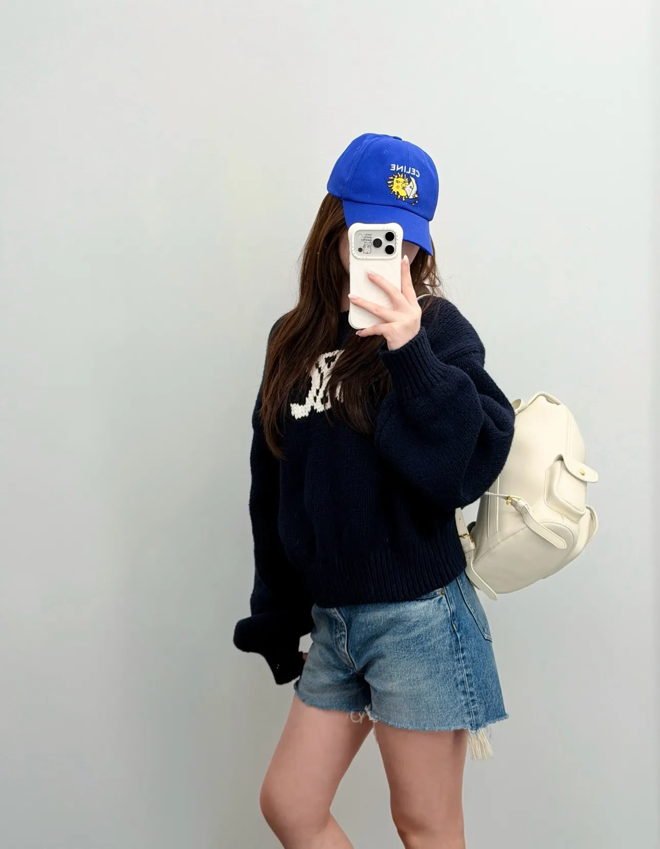 Triomphe Logo Cropped Knit Sweater D17021534 — view 3