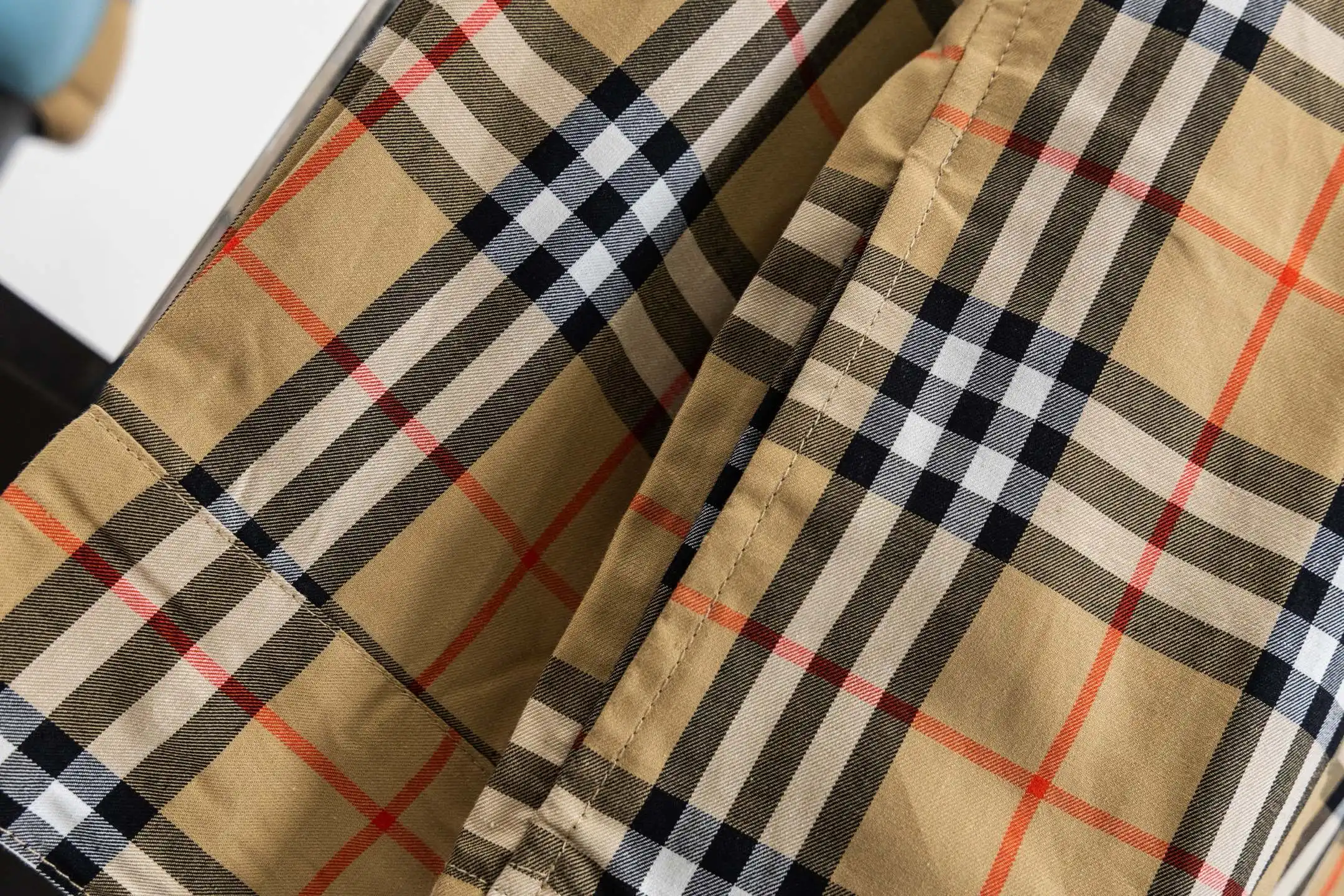Panelled Check Zip-Up Shirt Jacket D19023016 — view 13