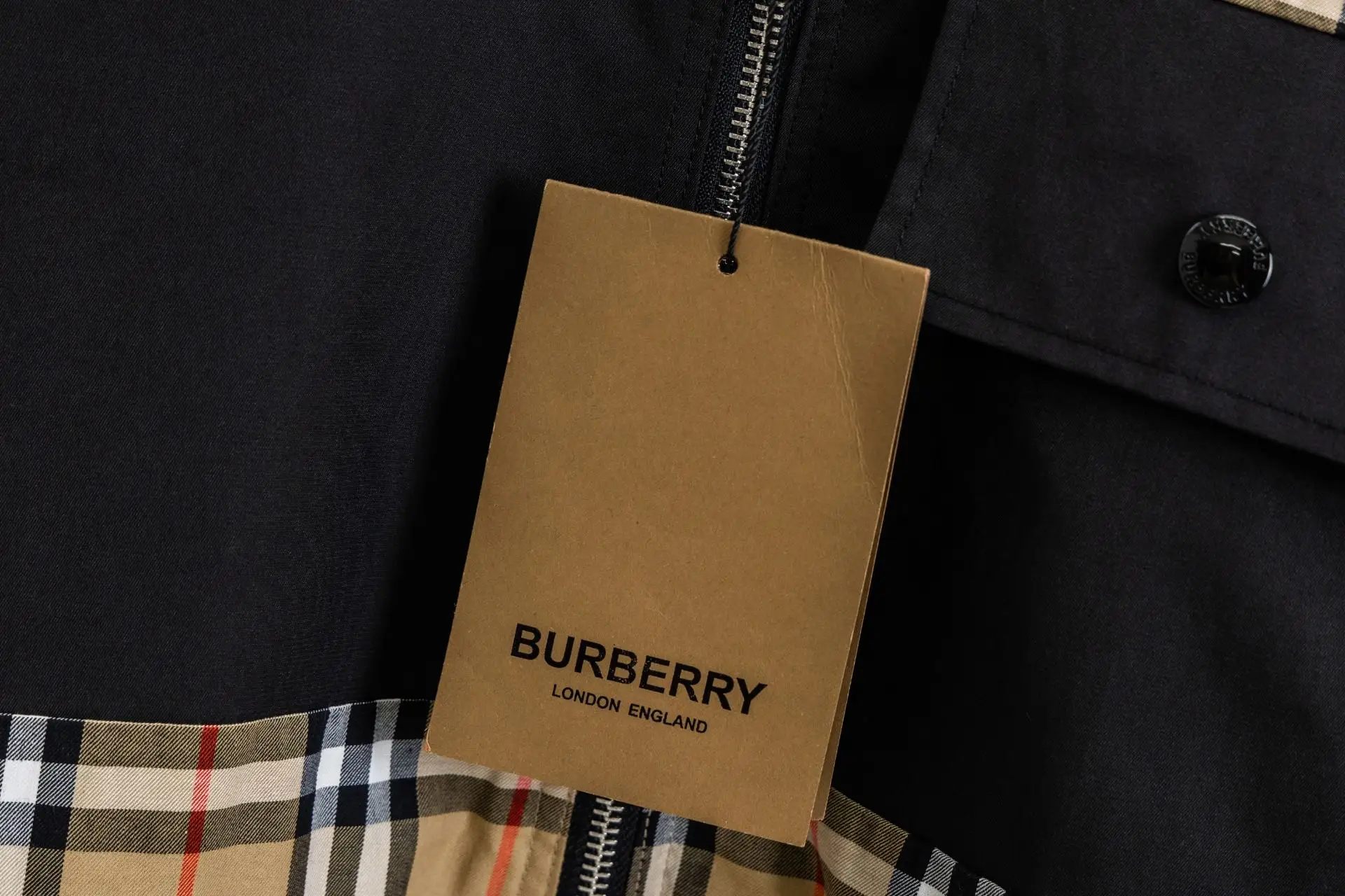 Panelled Check Zip-Up Shirt Jacket D19023016 — view 16