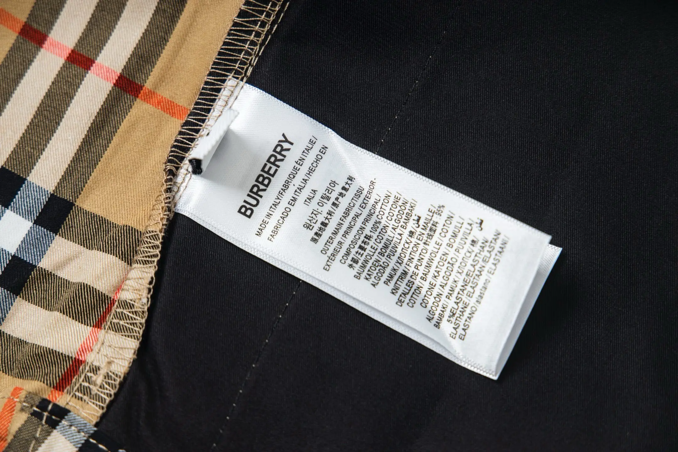 Check and Panel Zip-Up Overshirt D19023017 — view 12