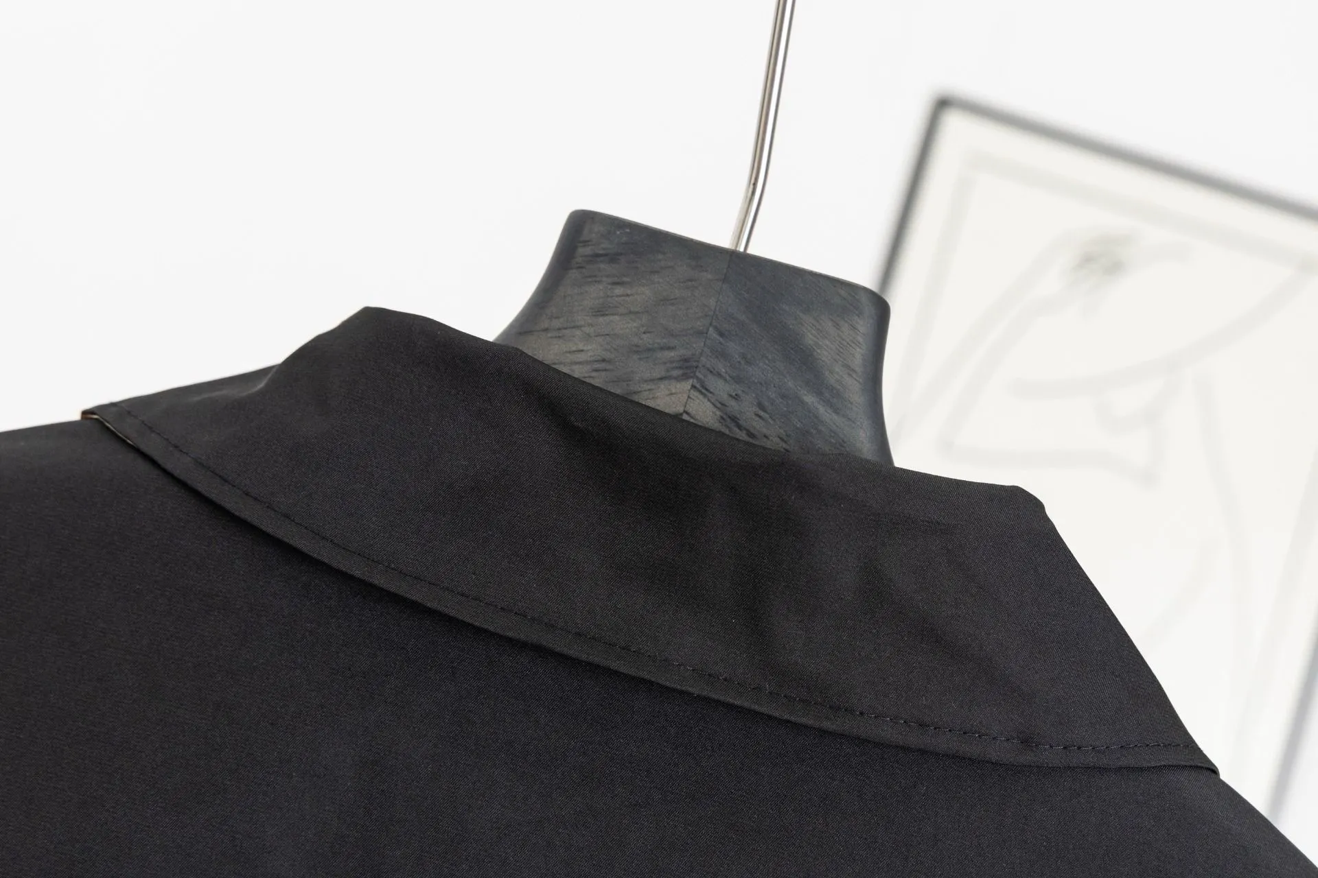 Embroidered Logo Harrington Jacket with Check Lining D19522981 — view 4