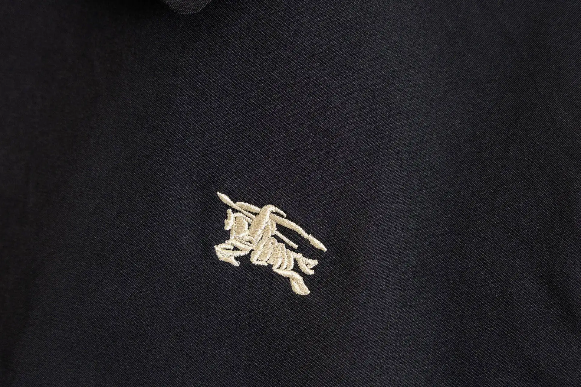 Embroidered Logo Harrington Jacket with Check Lining D19522981 — view 6