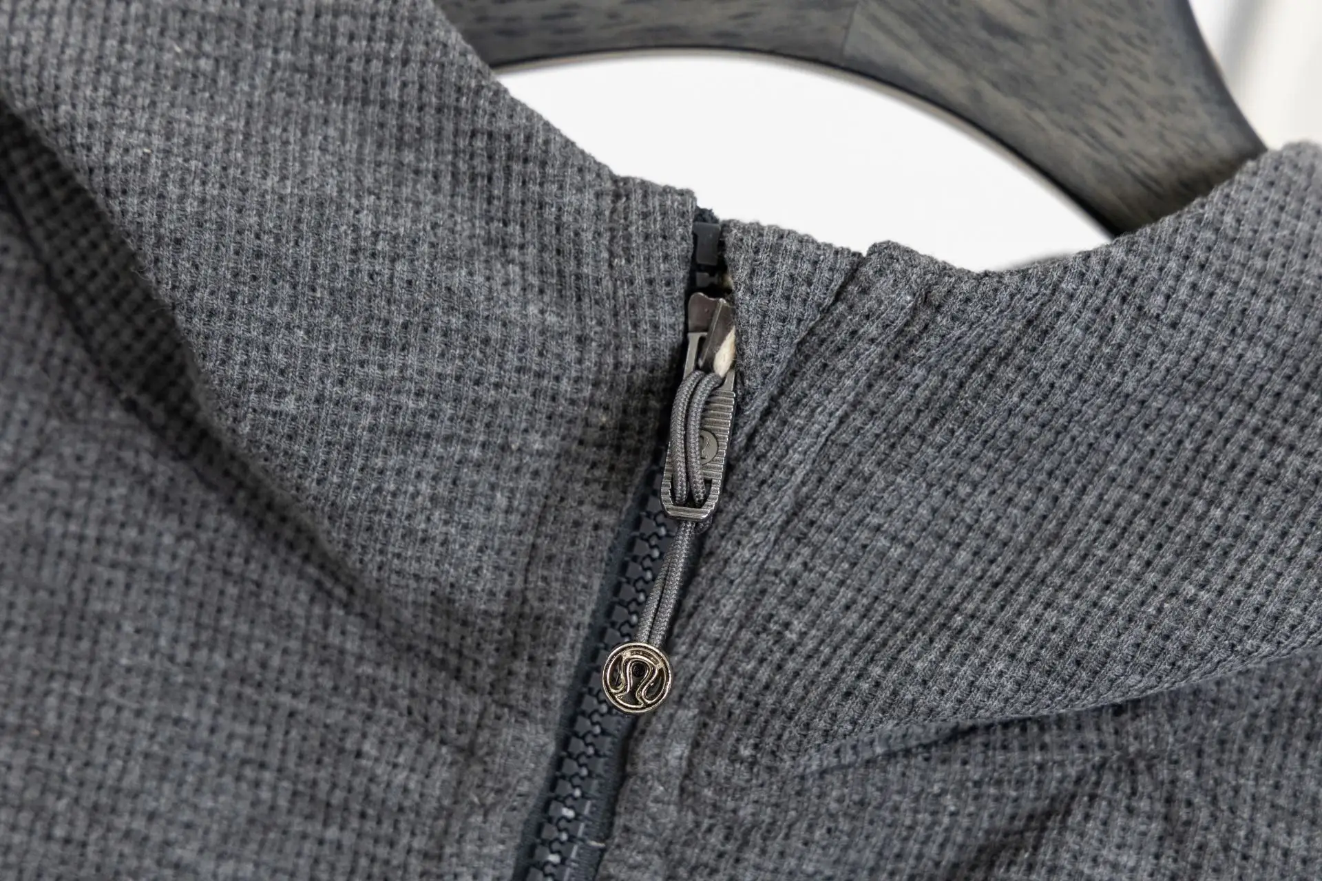 Waffle-Knit Cropped Zip-Up Hoodie D20022996 — view 13