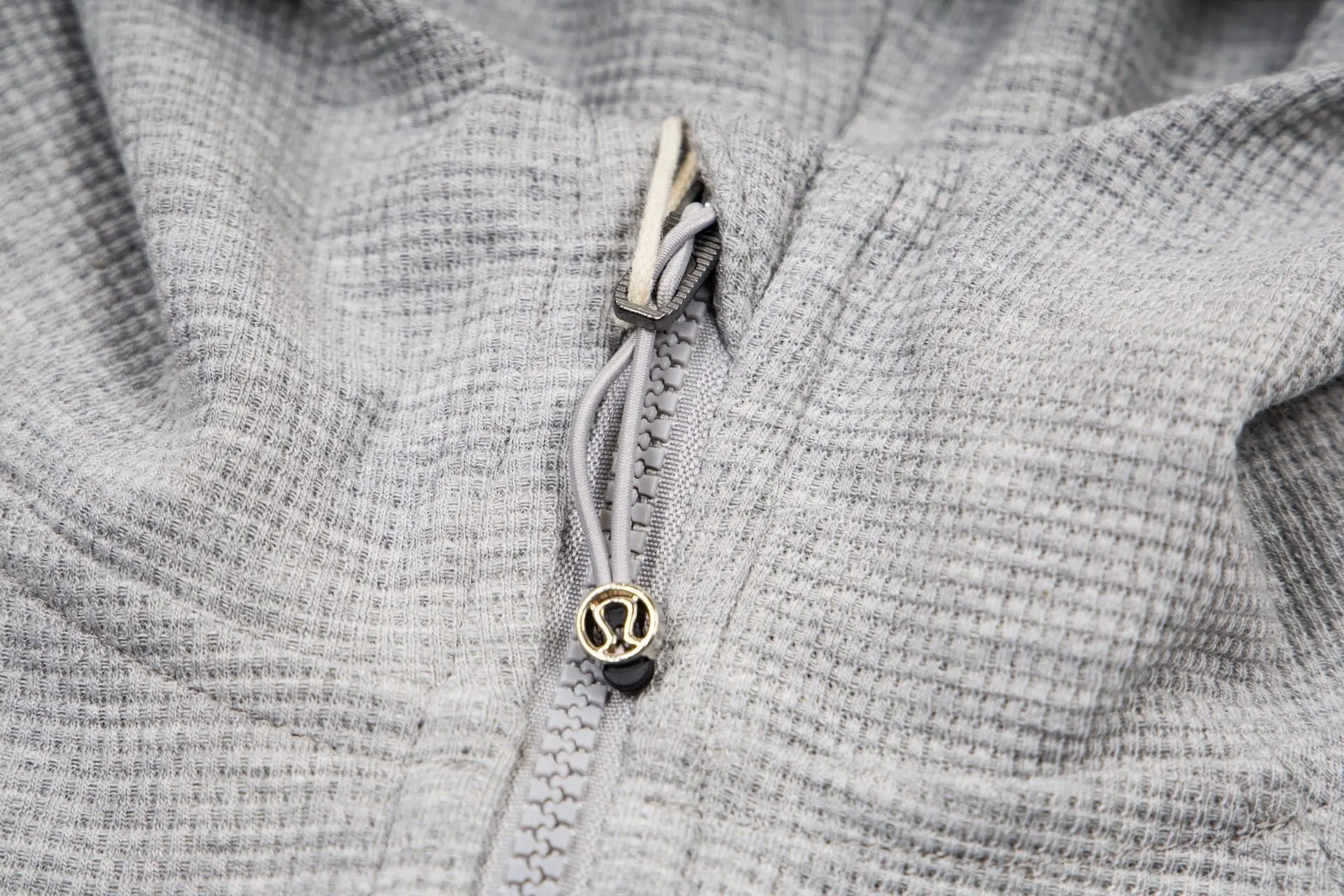 Waffle-Knit Cropped Hooded Jacket D20022994 — view 5