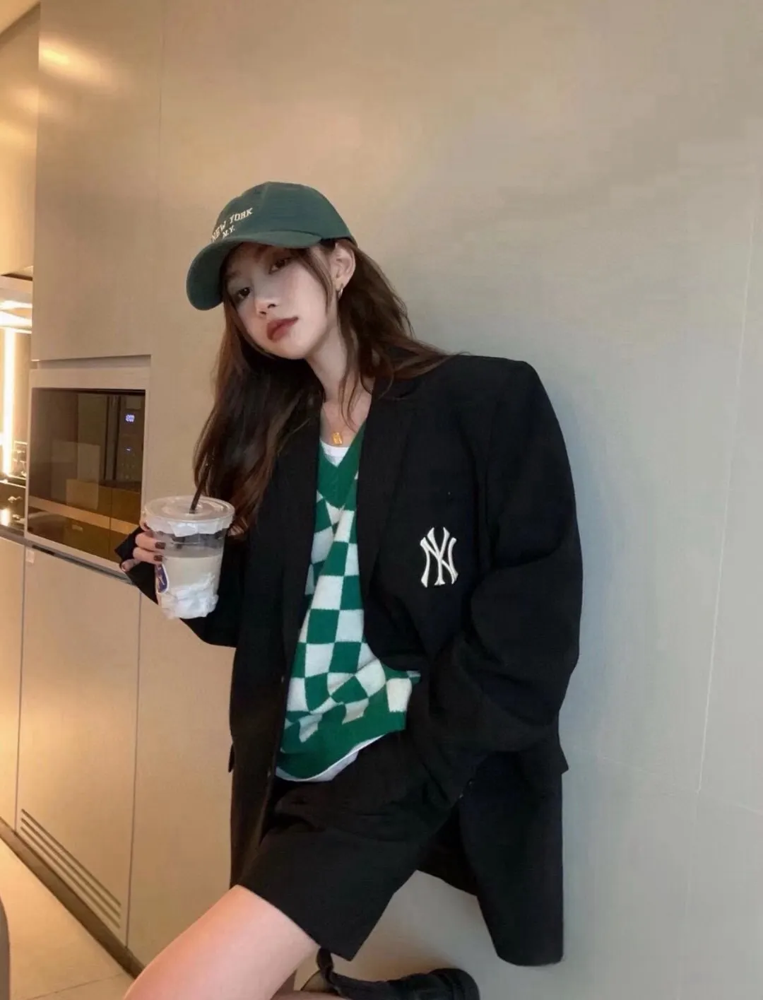 MLB NY Yankees Logo Embroidered Blazer D21022998 — view 2