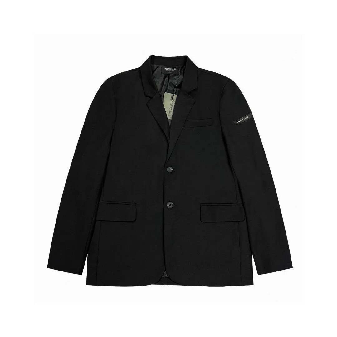 Logo-Patch Single-Breasted Blazer D21023003
