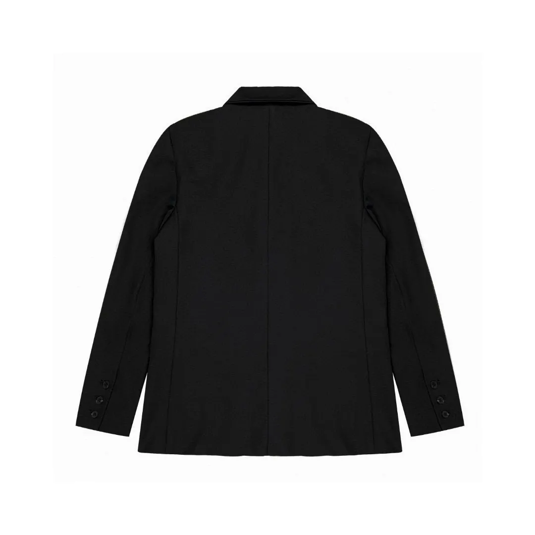 Logo-Patch Single-Breasted Blazer D21023003 — view 2