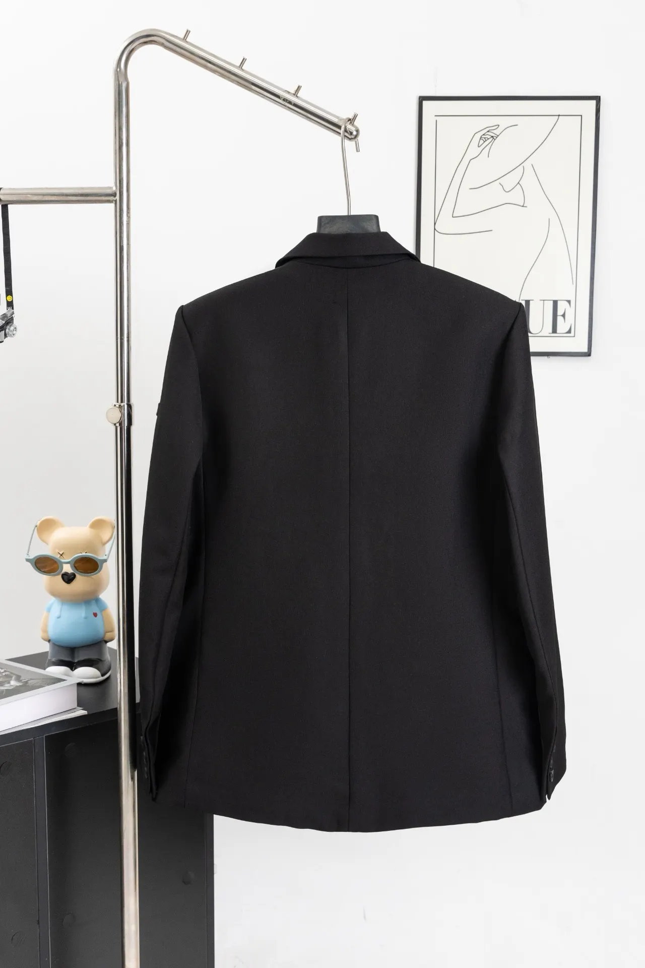 Logo-Patch Oversized Casual Blazer D21023002 — view 2