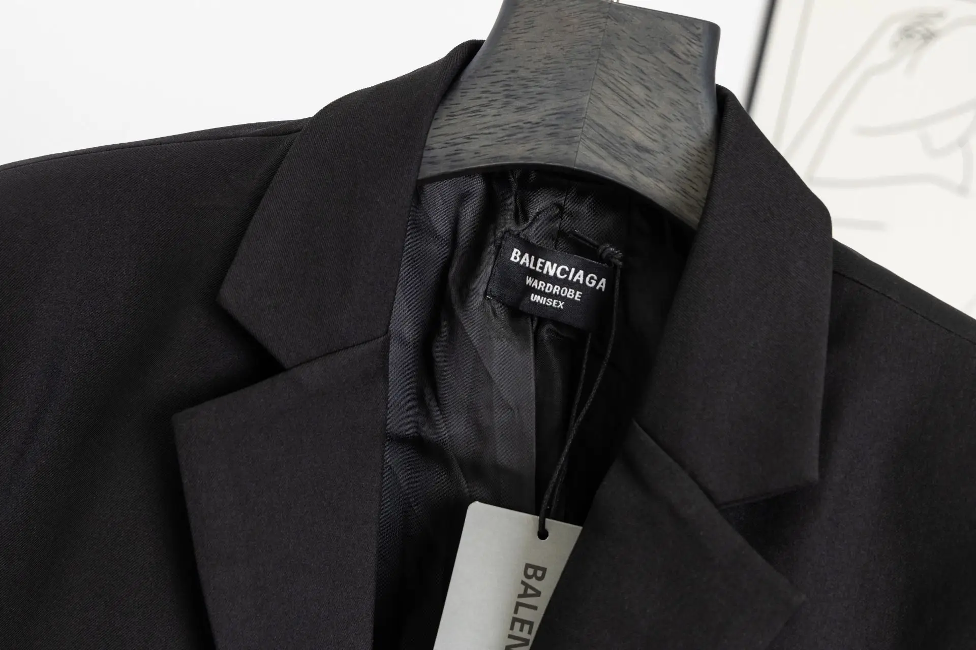 Logo-Patch Oversized Casual Blazer D21023002 — view 3