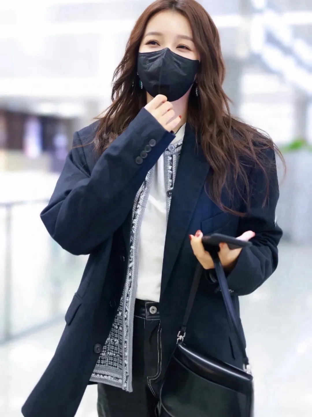 Logo-Patch Oversized Blazer D21023001 — view 3