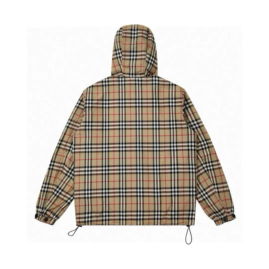 Reversible Check Hooded Jacket D23522976 — view 3