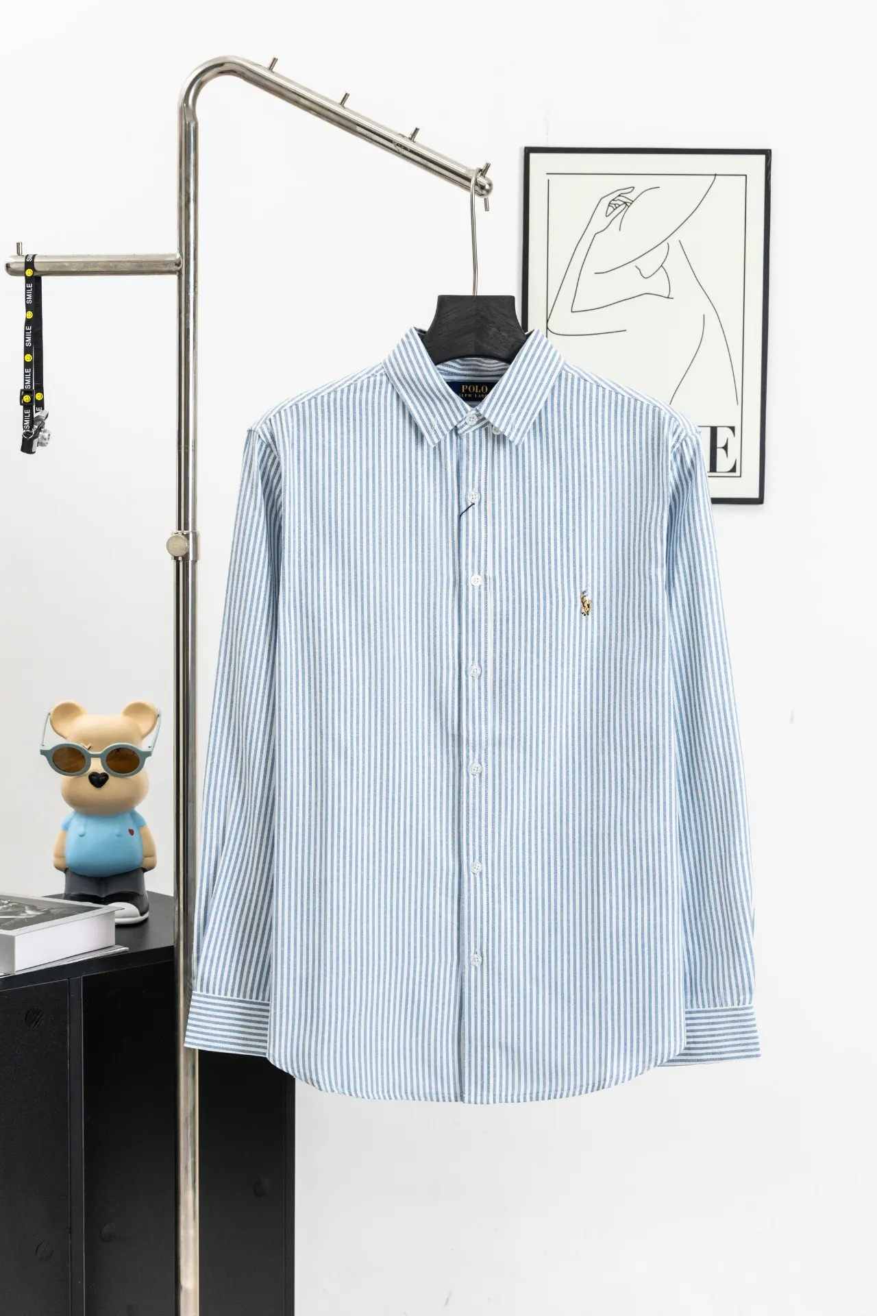 Striped Cotton Oxford Shirt D15523019